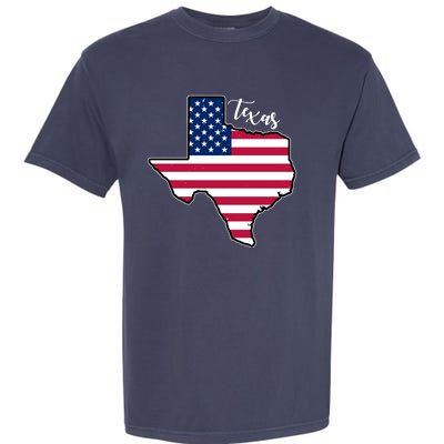 Texas United States Map Garment-Dyed Heavyweight T-Shirt