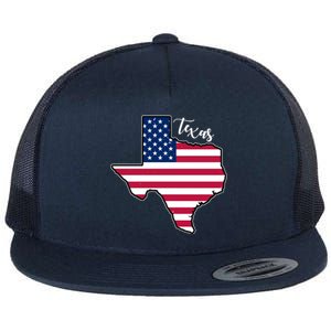 Texas United States Map Flat Bill Trucker Hat