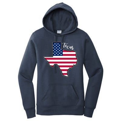 Texas United States Map Women's Pullover Hoodie