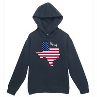 Texas United States Map Urban Pullover Hoodie