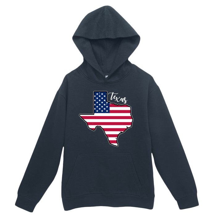 Texas United States Map Urban Pullover Hoodie