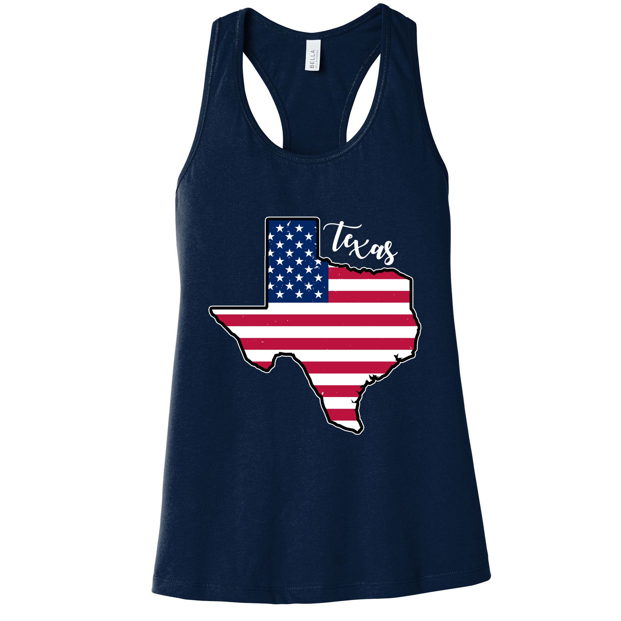 Texas United States Map Womens Tank Top