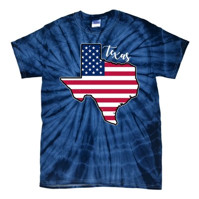 Texas United States Map Tie-Dye T-Shirt