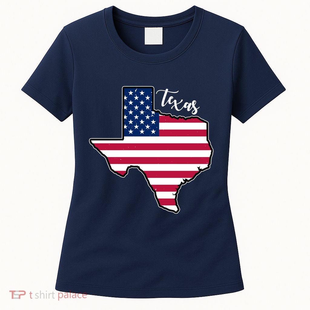 Texas United States Map Womens T-Shirt