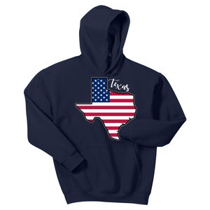 Texas United States Map Kids Hoodie