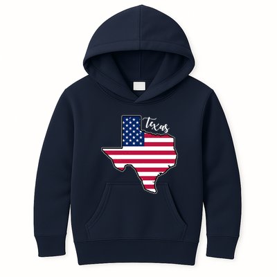 Texas United States Map Kids Hoodie
