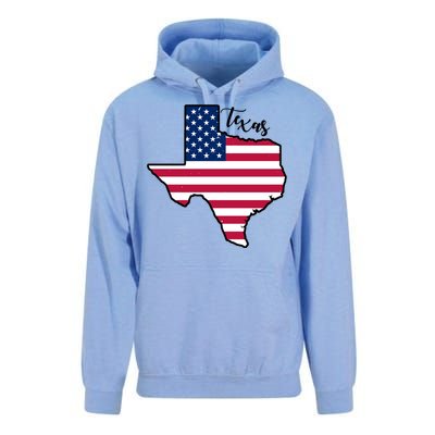 Texas United States Map Unisex Surf Hoodie