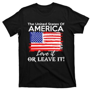 The United States Of America Love It Or Leave It T-Shirt