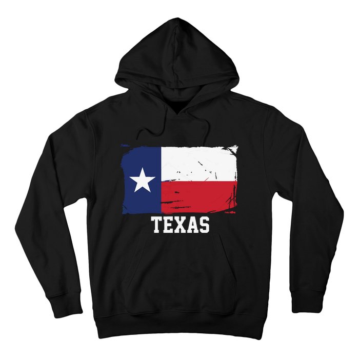 Texas United States Vintage Distressed Flag Hoodie