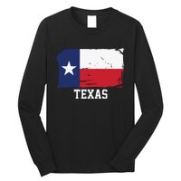 Texas United States Vintage Distressed Flag Long Sleeve Shirt