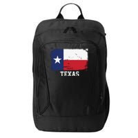 Texas United States Vintage Distressed Flag City Backpack