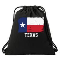 Texas United States Vintage Distressed Flag Drawstring Bag