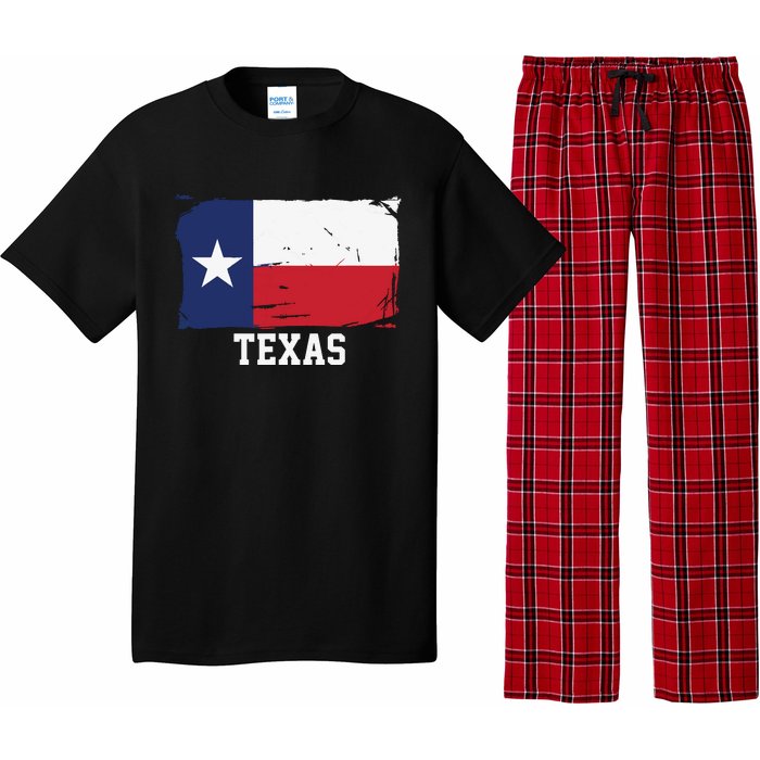 Texas United States Vintage Distressed Flag Pajama Set