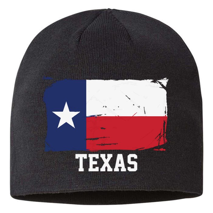 Texas United States Vintage Distressed Flag Sustainable Beanie