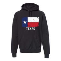 Texas United States Vintage Distressed Flag Premium Hoodie