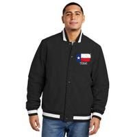 Texas United States Vintage Distressed Flag Insulated Varsity Jacket