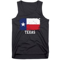 Texas United States Vintage Distressed Flag Tank Top