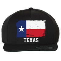 Texas United States Vintage Distressed Flag Wool Snapback Cap