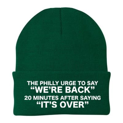 The Urge To Say Were Back 20 Minutes After Saying Its Over Knit Cap Winter Beanie