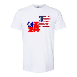 Taiwan Usa Taiwanese American Flag Gift Softstyle CVC T-Shirt