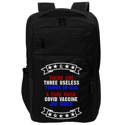 Three Useless Things In USA Face Vaccine Joe Biden Impact Tech Backpack