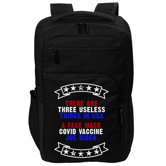 Three Useless Things In USA Face Vaccine Joe Biden Impact Tech Backpack