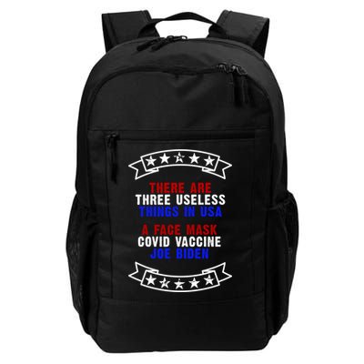 Three Useless Things In USA Face Vaccine Joe Biden Daily Commute Backpack