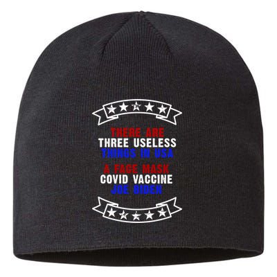 Three Useless Things In USA Face Vaccine Joe Biden Sustainable Beanie
