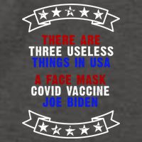 Three Useless Things In USA Face Vaccine Joe Biden Vector Backpack
