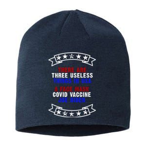 Three Useless Things In USA Face Vaccine Joe Biden Sustainable Beanie