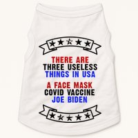 Three Useless Things In USA Face Vaccine Joe Biden Doggie Tank