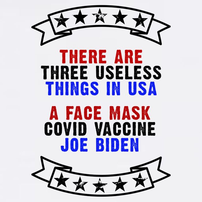 Three Useless Things In USA Face Vaccine Joe Biden Apron