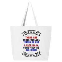 Three Useless Things In USA Face Vaccine Joe Biden 25L Jumbo Tote