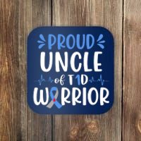 T1D Uncle Type 1 Diabetes Awareness Gift Coaster