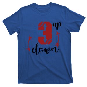 Three Up Three Down Baseball Game Three Batters Design Great Gift T-Shirt