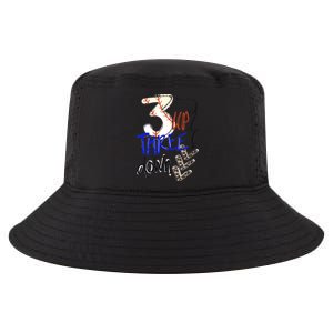 Three Up Three Down Baseball Softball Gift Cool Comfort Performance Bucket Hat