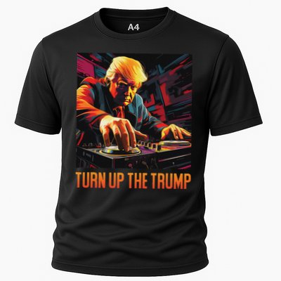 Turn Up The Trump: Donald John Trump Dj Trump Cooling Performance Crew T-Shirt
