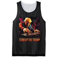 Turn Up The Trump: Donald John Trump Dj Trump Mesh Reversible Basketball Jersey Tank