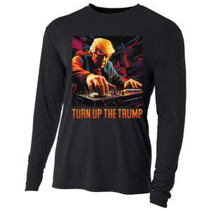 Turn Up The Trump: Donald John Trump Dj Trump Cooling Performance Long Sleeve Crew