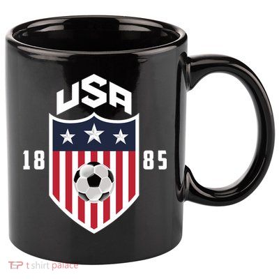USA Soccer Team 1885 American US Soccer Team Fan 11oz C Handle Ceramic Mug