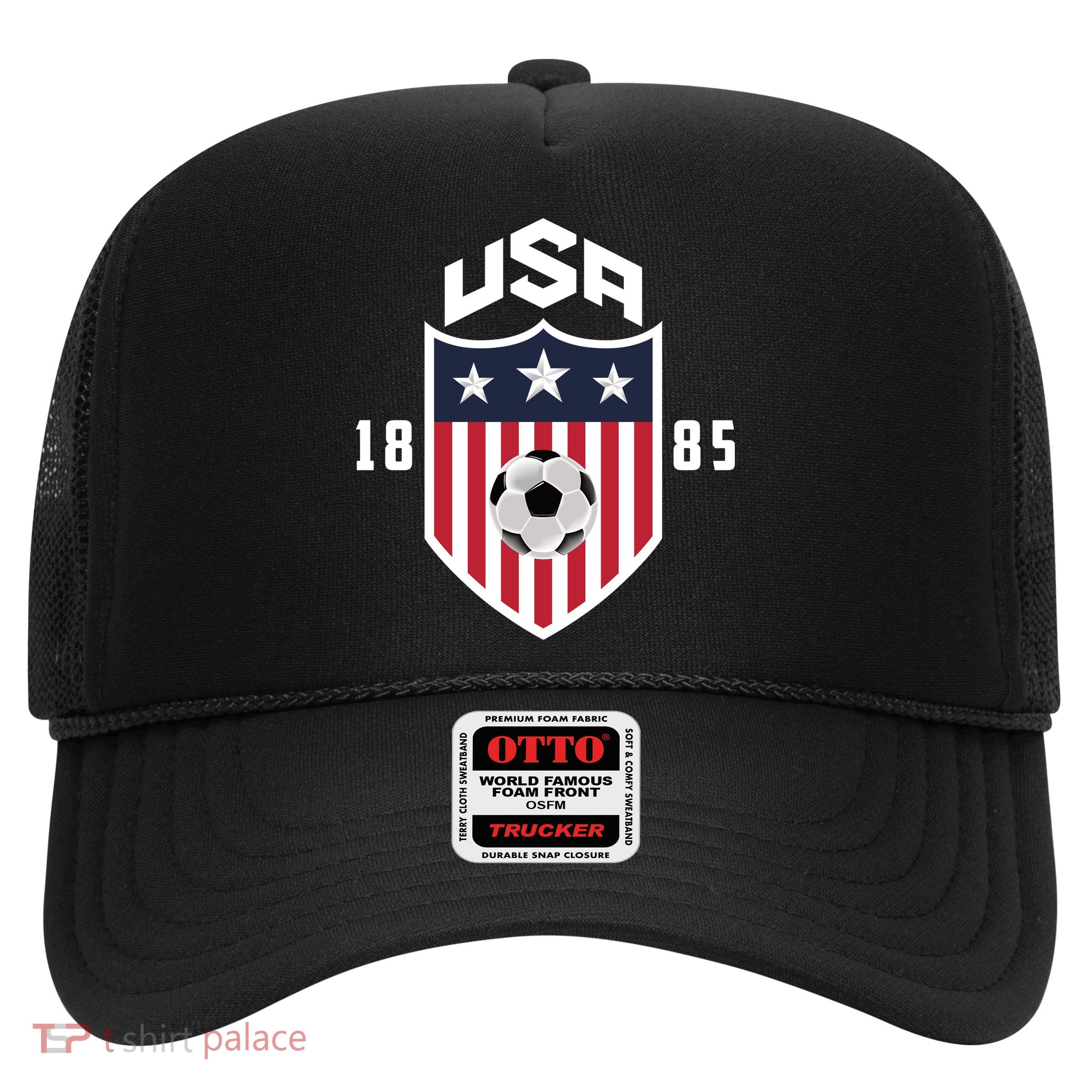 USA Soccer Team 1885 American US Soccer Team Fan Trucker Hat
