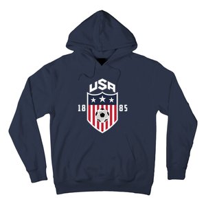 USA Soccer Team 1885 American US Soccer Team Fan Hoodie