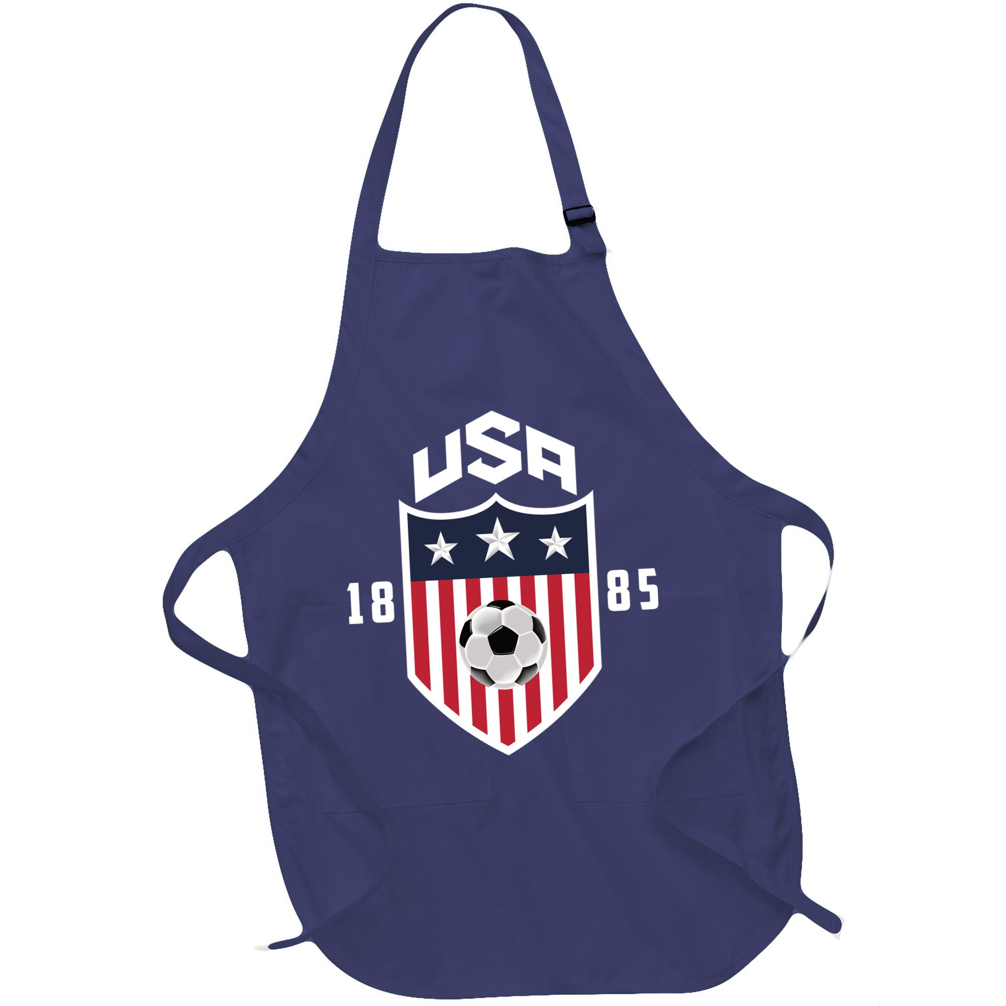 USA Soccer Team 1885 American US Soccer Team Fan Apron