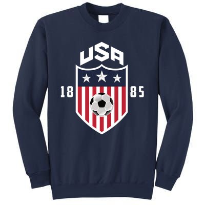 USA Soccer Team 1885 American US Soccer Team Fan Sweatshirt