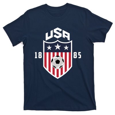 USA Soccer Team 1885 American US Soccer Team Fan T-Shirt