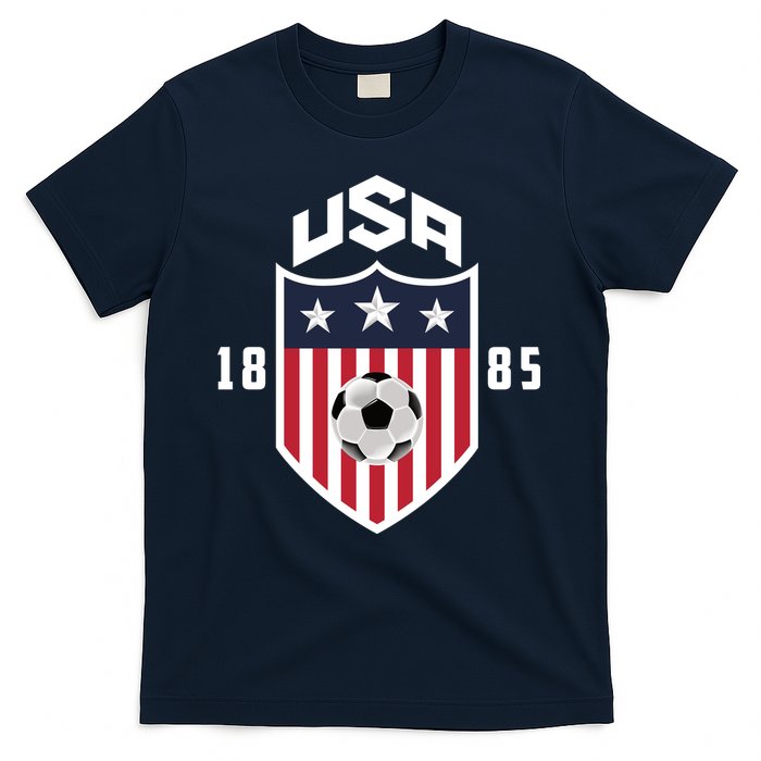 USA Soccer Team 1885 American US Soccer Team Fan T-Shirt