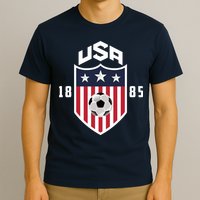 USA Soccer Team 1885 American US Soccer Team Fan T-Shirt