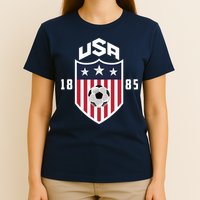 USA Soccer Team 1885 American US Soccer Team Fan T-Shirt
