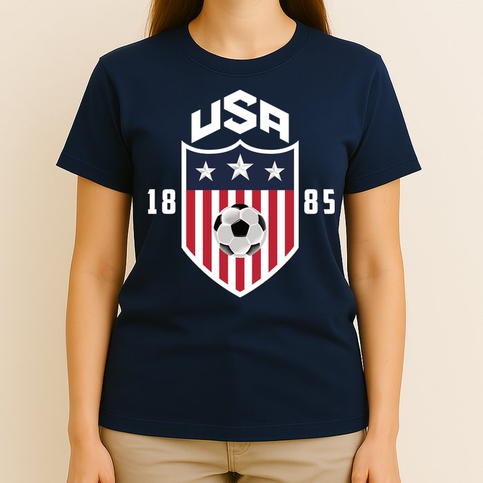 USA Soccer Team 1885 American US Soccer Team Fan T-Shirt