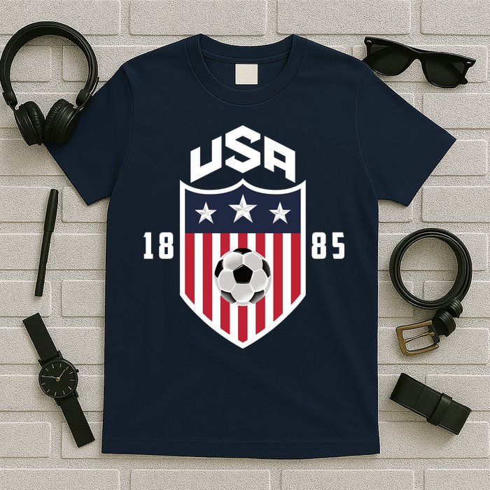 USA Soccer Team 1885 American US Soccer Team Fan T-Shirt